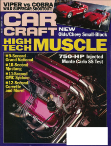 CAR CRAFT 1992 MAR - VIPER vs. 427 COBRA SC,  T/A